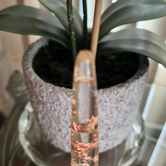 Vintage lucite Candle With Holder - Picture 4 of 12